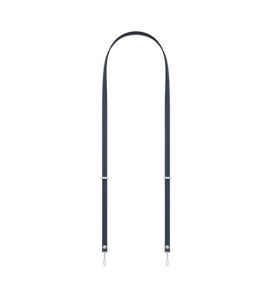 Apple Crossbody Strap Blue Woven